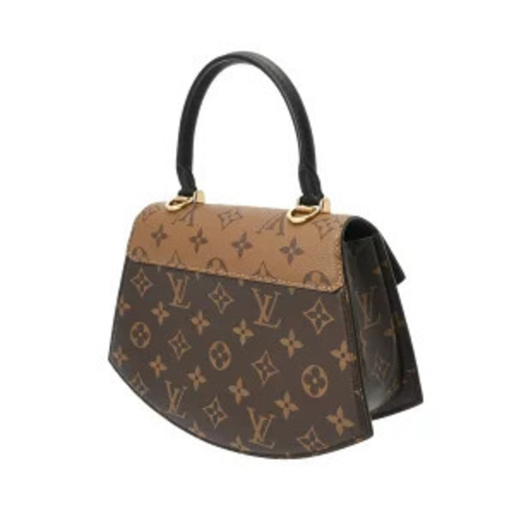 Louis Vuitton Monogram Brown Tilsit Handbag Canvas Reverse